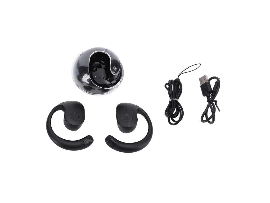 Fones De Ouvido Sem Fio Bluetooth Para Tradução Em 80 Idiomas Com 4 Modos E Som Hifi Estéreo Preto