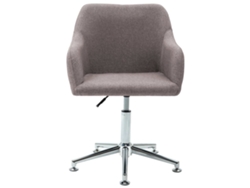 Maison Exclusive - Silla De Oficina Giratoria Tela Gris Topo