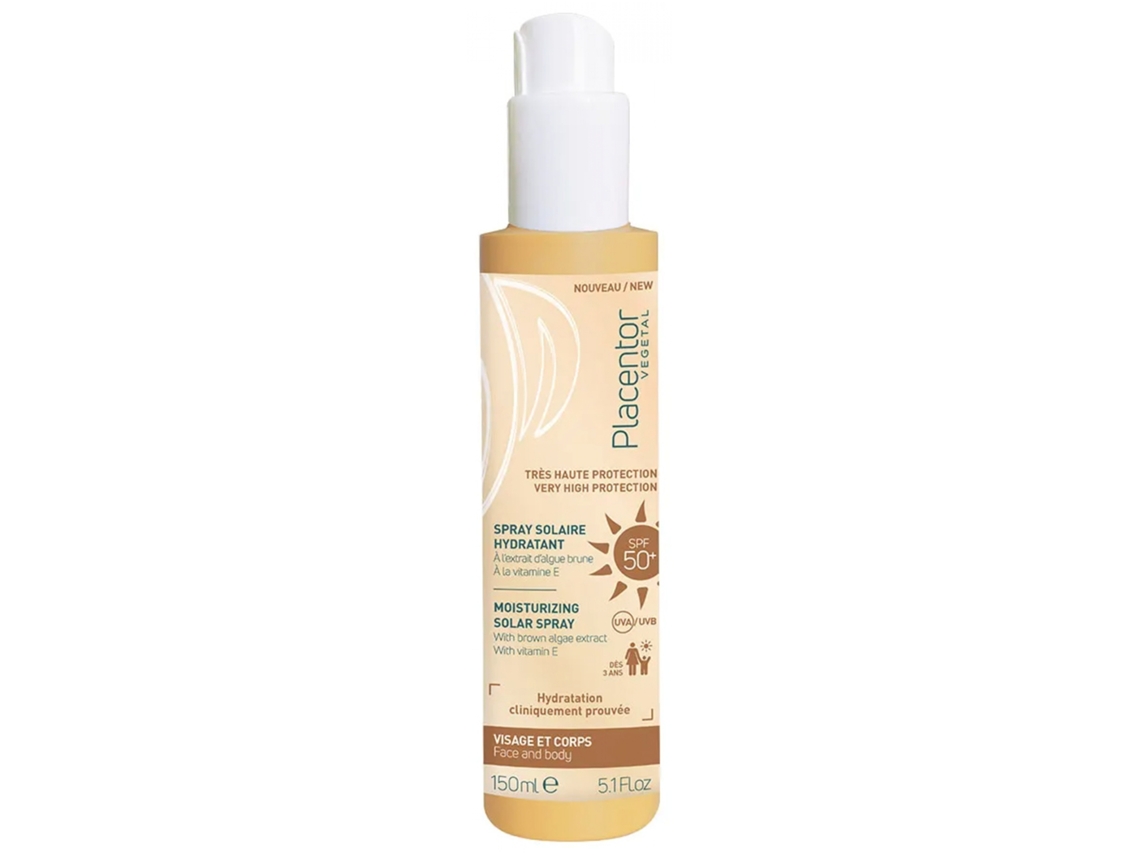 Spray Solar Hidratante SPF50 150 Ml PLACENTOR VÉGÉTAL