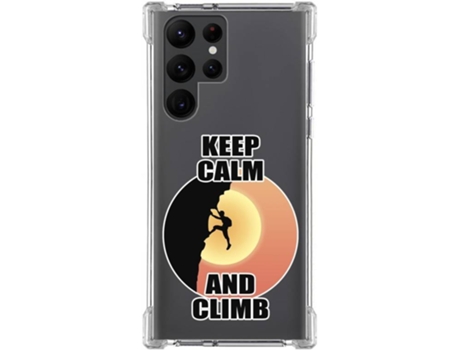 Carcasa Samsung Galaxy S22 Ultra 5G TUMUNDOSMARTPHONE Dibujos Antigolpes Hombre Escalada Multicolor