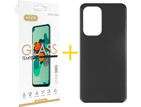 Carcasa + Protector de Pantalla para Xiaomi MI 11I ACCETEL Negro