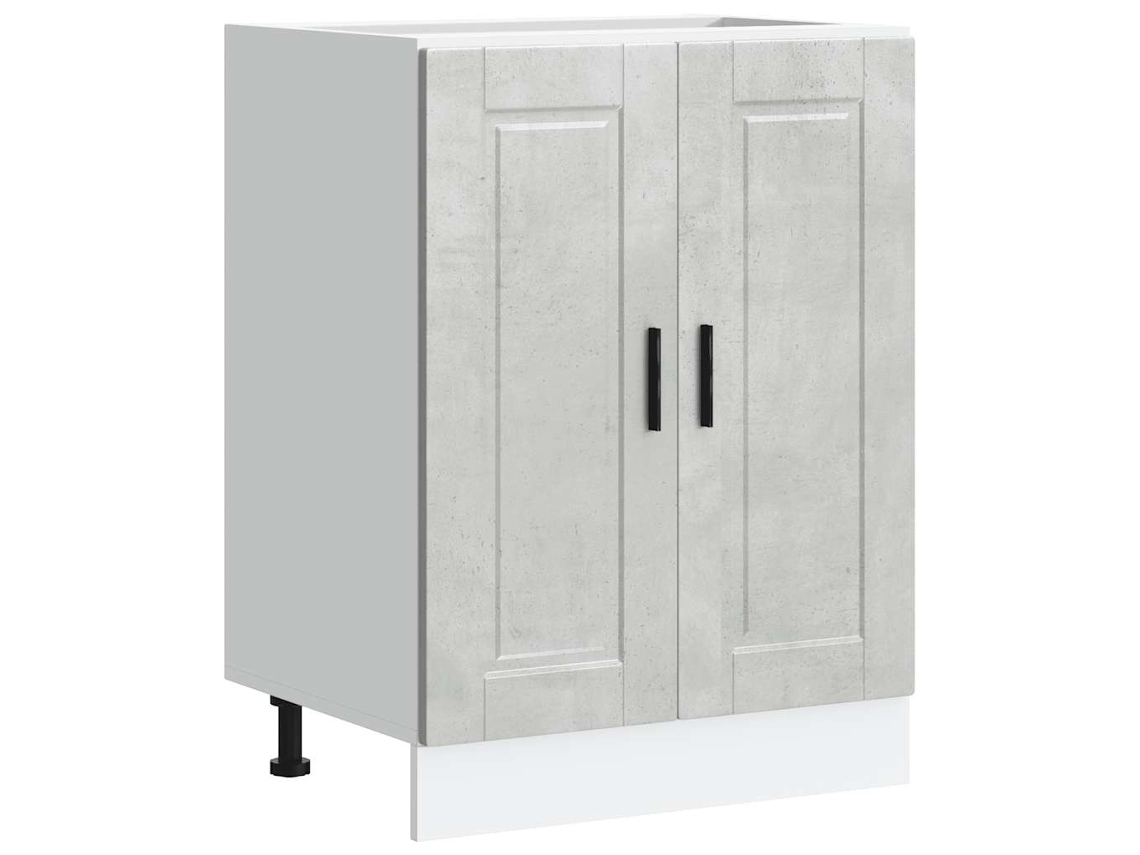 Maison Exclusive - Mueble Bajo De Cocina porto Gris Cemento Madera Reconstituida