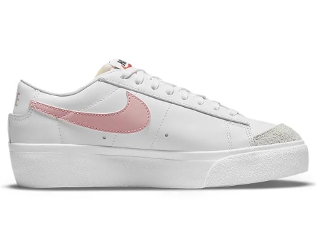 Zapatillas NIKE Blazer Low Platform de Mujer (40.5 - Blanco)