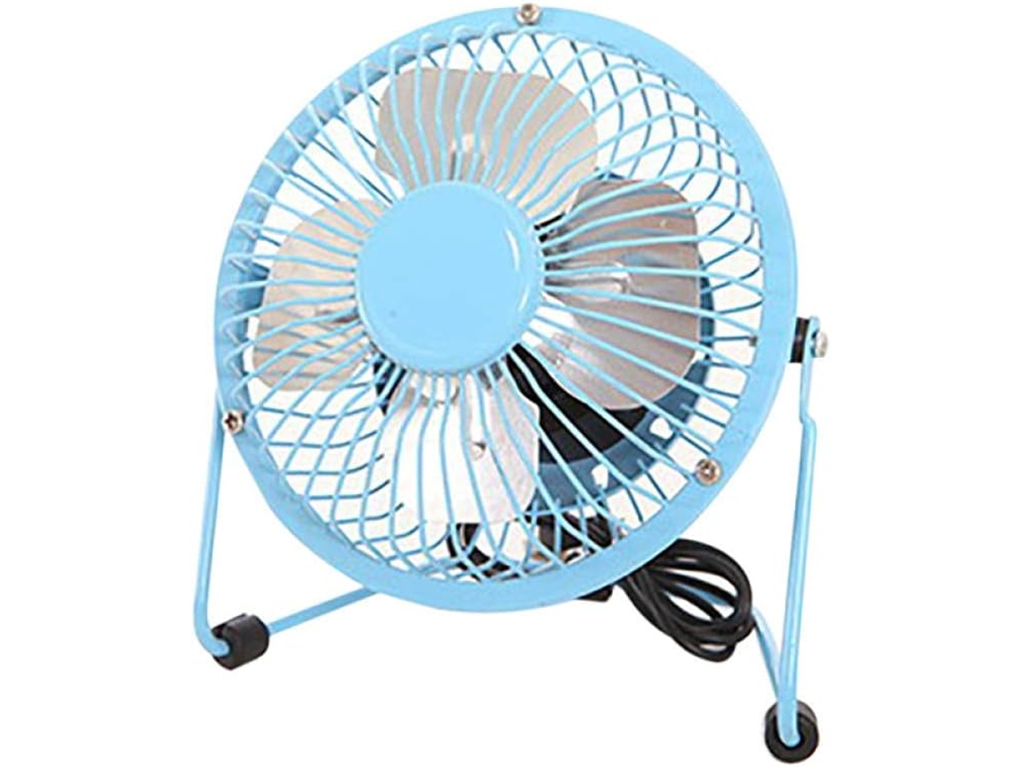 JEIIBRZUI Mini Ventilador Gadget Portátil USB USB Pequeño Disipador de Sobremesa Az