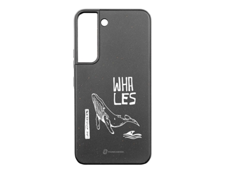 Funda Móvil Oficial Compostable Base para Samsung Galaxy S22 PHONECASES3D Negro