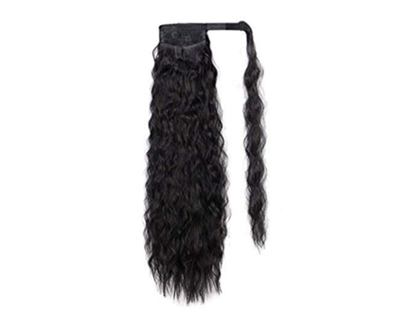 Extensões de rabo de cavalo ondulado extensões de cabelo de rabo de