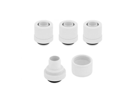 Lote de 4 racores para sistema de hidrorrefrigeración x serie xf - blanco Corsair