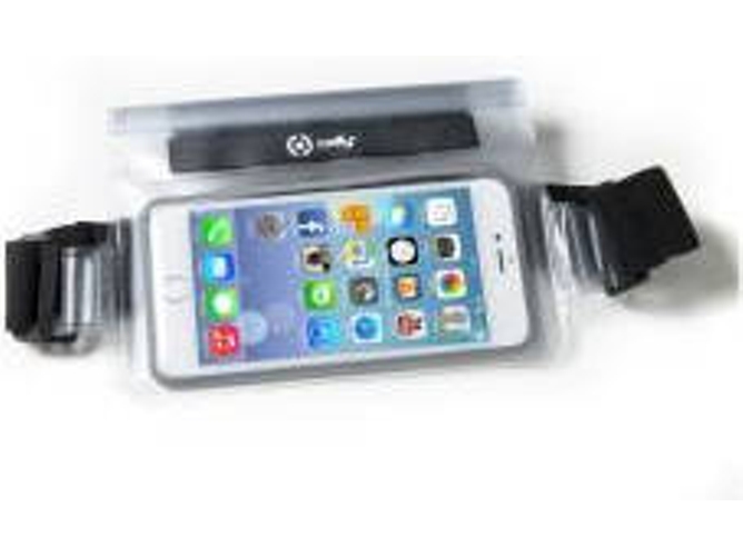 Riñonera iPhone 7, 7 Plus CELLY SPLASHBELTWH Blanco