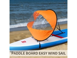 Orangekoetsu Kit Vela Remo Kayak Tabla Desplegable Navegación Viento Ventana Transparente Accesorios