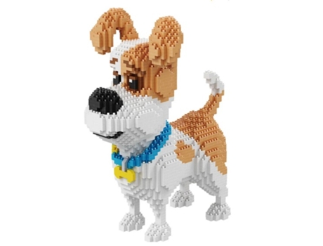 Construcción de perros con 2000 minipiezas para montaje de perros.