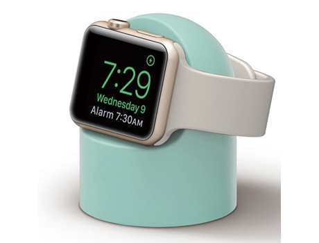 Cargador de Apple Watch SLOWMOOSE Mling Stand Apple Watch Gestión de cables para Iwatch (Menta Verde)