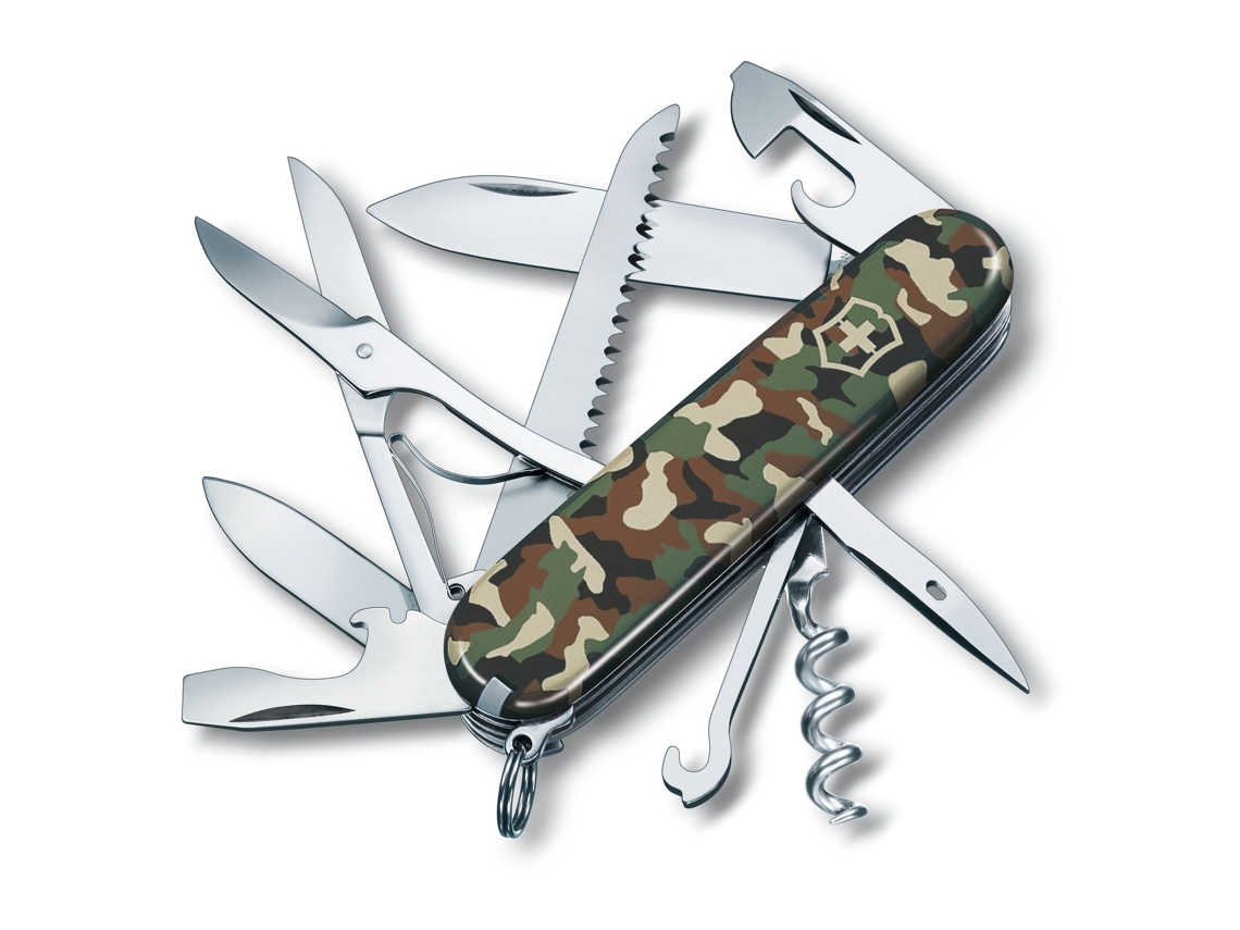 Canivete Suizo VICTORINOX Cazador Camuflaje Swiss Ejército Sifa 15 Funciones Genuinas Suizas Hechas