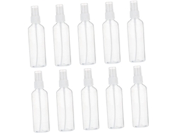 Botellas Pulverizadoras De Plástico Blanco Prácticas, Paquete De 10