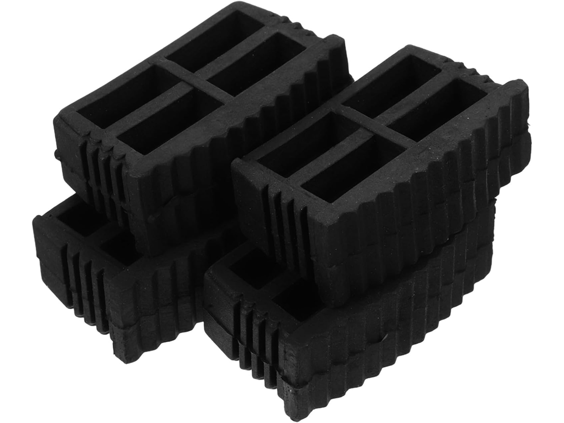 Juego De 4 Patas De Goma Para Escaleras De Aluminio De 60 × 22