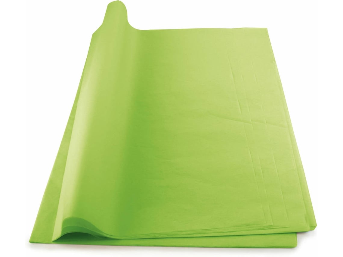 Papel Seda WEROLA (Verde - 50 x 70 cm 26 Unidades)