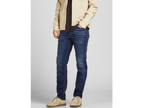 Pantalones Vaqueros para Hombre JACK & JONES (33x32 - Azul)