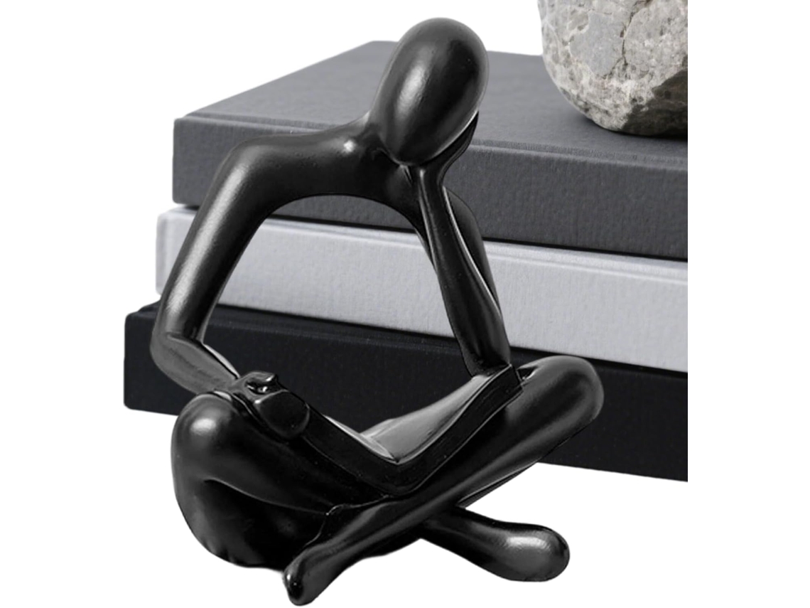Escultura Moderna Estética Antideslizante Elegantes Sujetalibros Resina Decoración Interiores Estar Dormitorio