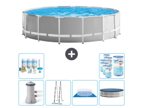 Piscina Tubular INTEX 26726GN-CB41 (16805 L - 457x122cm)