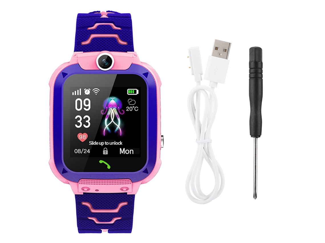 Reloj Inteligente Para Niños Con Seguimiento De Ubicación Lbs Gps Y Función Sos (rosa)