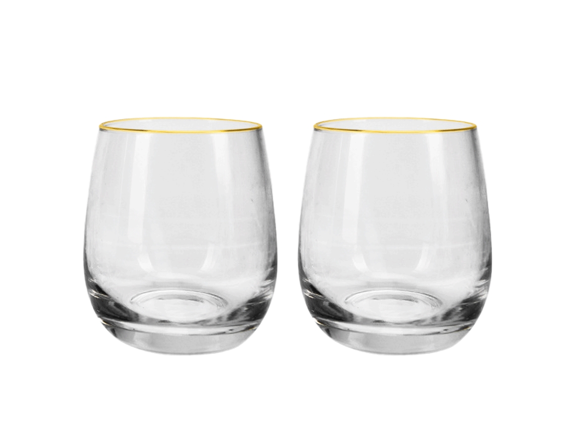 MEOIRUERY 2 Piezas Vaso de Vidrio Transparente para Leche, Zumo, Té y Agua