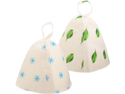 Juego de 4 gorros de sauna de fieltro, gorro de ducha de fieltro, gorros de sauna Viking, gorros Gokoco