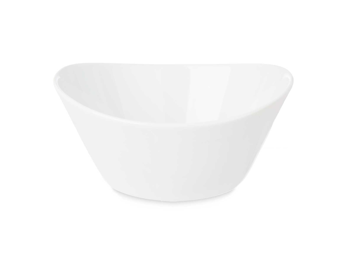 Juego de 3 cuencos de porcelana de 21 cm de diámetro.
