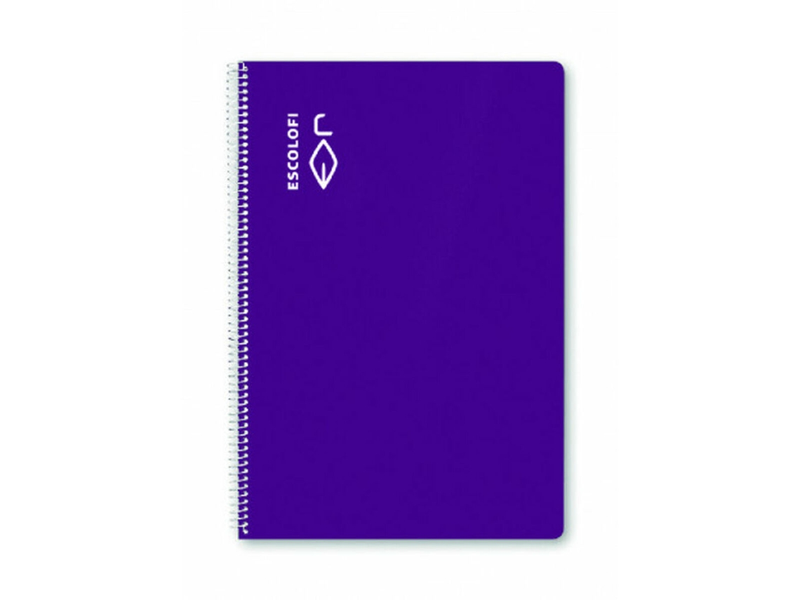 Cuaderno ESCOLOFI 5 Unidades Violeta 50 Hojas Cuarto