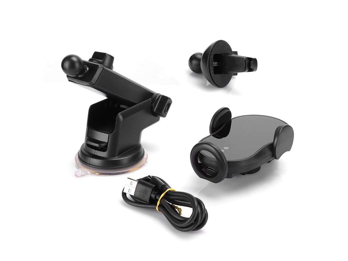 Cargador Inalámbrico Para Coche Cargador De Teléfono Móvil De Carga Rápida 15w