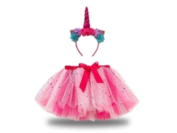 2026-traje De Unicornio Princesa Con Falda Tutú Arcoíris Y Diadema Para Niñas Carnaval