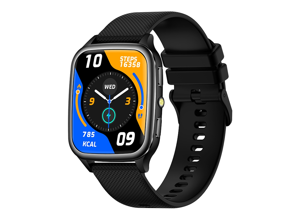 Smartwatch Zw93 Con Pantalla Tft De 1,93", Llamadas Bluetooth, Modos Deportivos, Batería De 340 Mah Y Resistencia Al Agua Ip67 (negro)