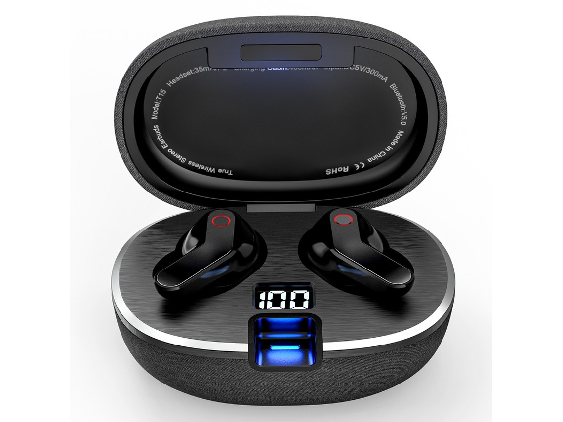 Auriculares Inalámbricos Bluetooth 5.0 Con Micrófono Impermeable Deep Bass Estéreo 3d Movimiento De Cancelación De Ruido
