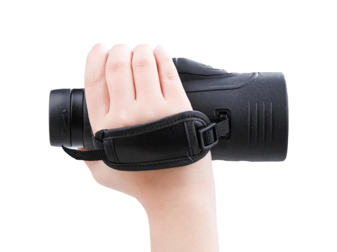 Monocular portátil compacto Yizhood 12x50 con prisma Bak4 y lente FMC, color negro