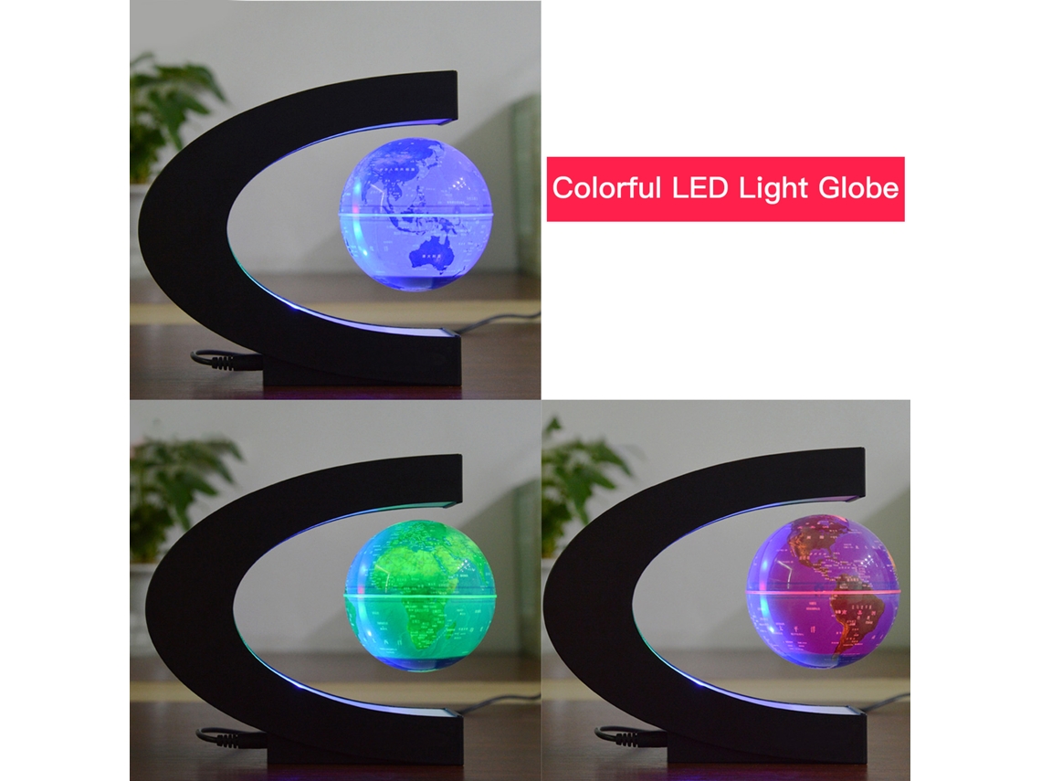 Globo magnético flotante con LED