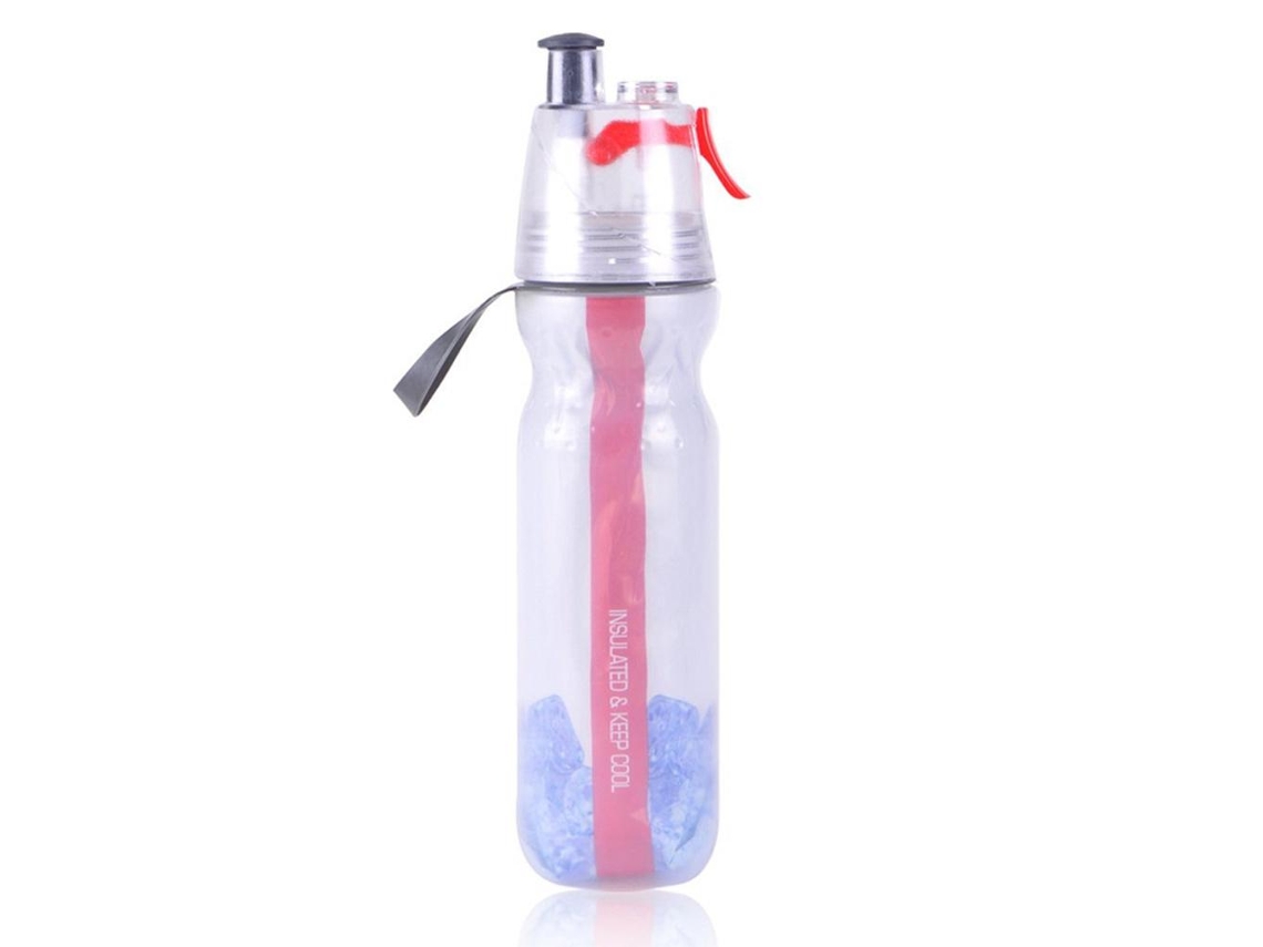 Botella pulverizadora portátil para deportes acuáticos, hidratación, bebida y vaporización.