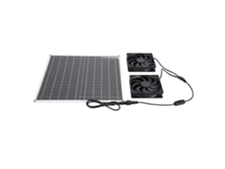 Ventilador Extractor Solar De Alta Eficiencia Con Panel Monocristalino Ip65 3000 Rpm