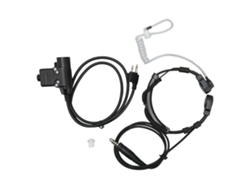 Adaptador Ptt U94 Con Micrófono De Cuello Y Auriculares Para Radios Alan Y Midland.