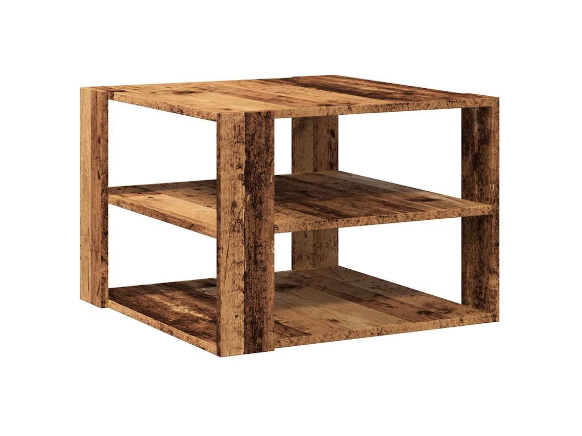 Maison Exclusive - Set Mesas De Centro Madera Ingeniería Envejecida 58x58x40 Cm