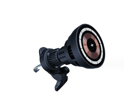 Cargador Coche Inalámbrico Teléfono Ventilación para Apple CHRONUS Negro