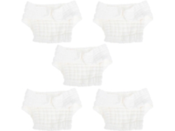 Pañales Reutilizables Lavables Para Recién Nacidos, 100% Algodón, Talla S, Absorbentes Y Transpirables.