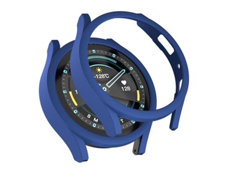 Funda protectora para reloj hueco con inyección de combustible para Samsung Galaxy Watch5 de 40 mm (azul)