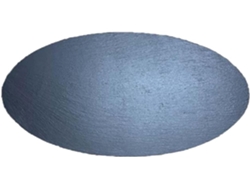 Prato Oval De Sobremesa Preto Fosco Para Restaurantes E Hotéis.