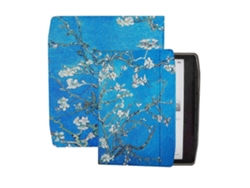 Funda magnética de cuero inteligente para tableta Custer Silk Painting, compatible con Pocketbook Era PB700 Webake