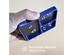 Bandeja Magnética De Tornillos Para Rc Coches Herramientas Piezas Organizador De Metal 4 Compartimentos Almohadilla Magnética Removible