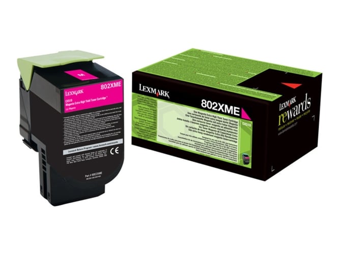 Tóner LEXMARK 802XME Magenta