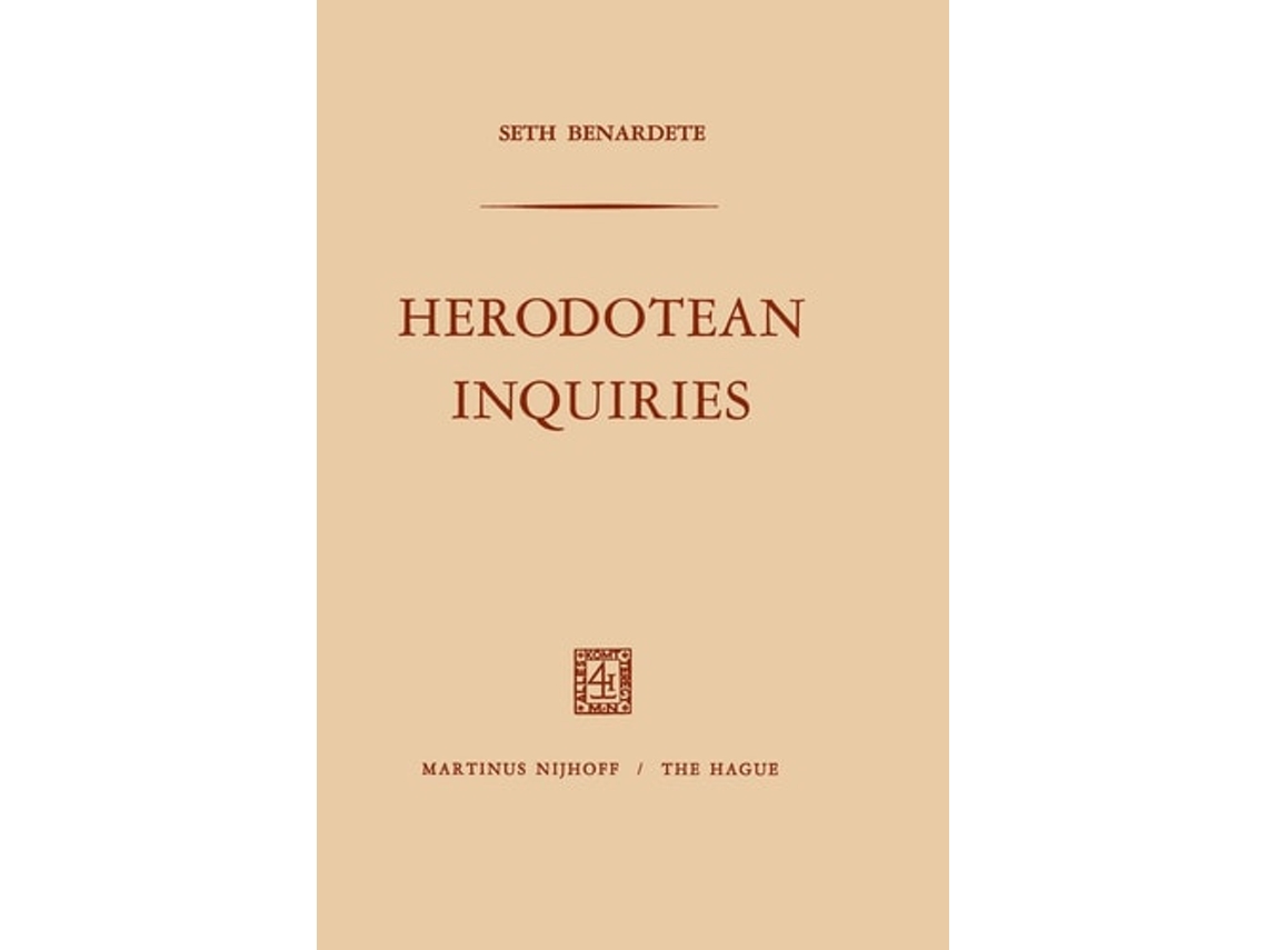 Libro Herodotean Inquiries De S Benardete (inglés)