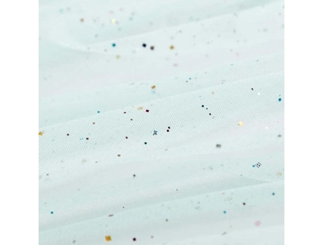 Tela De Tul De Estrella Tejida Para Niños De Costura Decoración De La Casa Colorida Y Coloreada (Tj0556--5-45X135Cm 0.5 Yardas)