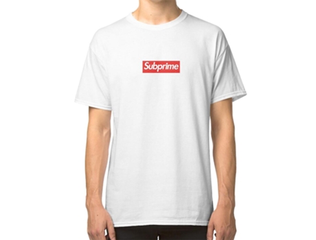 Camiseta ROCKINSTONE Wallstreetbets Subprime Box Logo Algodón para Hombre (S)