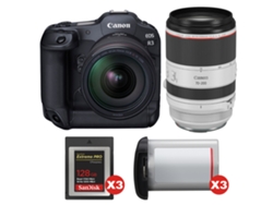 Canon Eos R3 + Rf 24-70mm F/2.8 L Is Usm + Rf 70-200mm F/2.8 L Is Usm + 3 Sandisk 128gb Extreme Pro Cfexpress Type B + 3 Canon L + Ebook Pricedirect