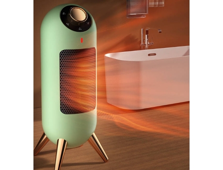 Calefactor Eléctrico TRUMSHOP para Uso Doméstico Portátil Verde