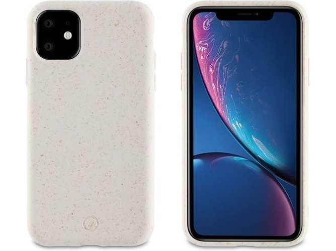 Funda iPhone 11 MUVIT Bambootek Blanco